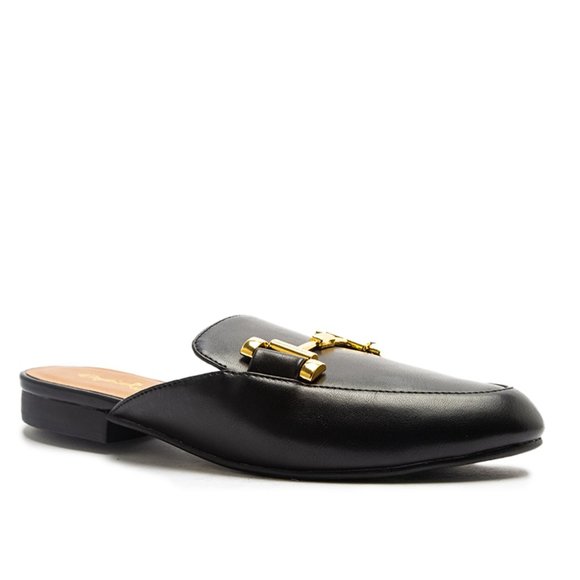 Shoes - Black Mules